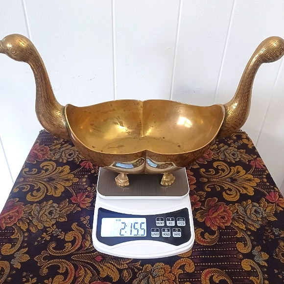 Vintage Brass Duck Bowl - Picture 6 of 7